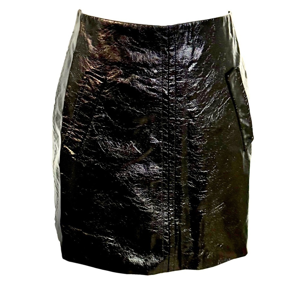 Shinestar Black Mini Pencil Skirt Viscose Polyurethane Polyester Women Size S - Picture 3 of 15